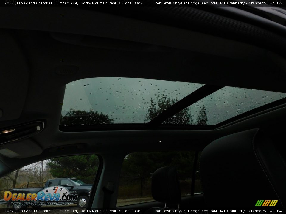 2022 Jeep Grand Cherokee L Limited 4x4 Rocky Mountain Pearl / Global Black Photo #16