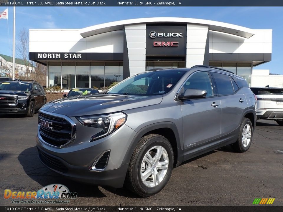 2019 GMC Terrain SLE AWD Satin Steel Metallic / Jet Black Photo #1