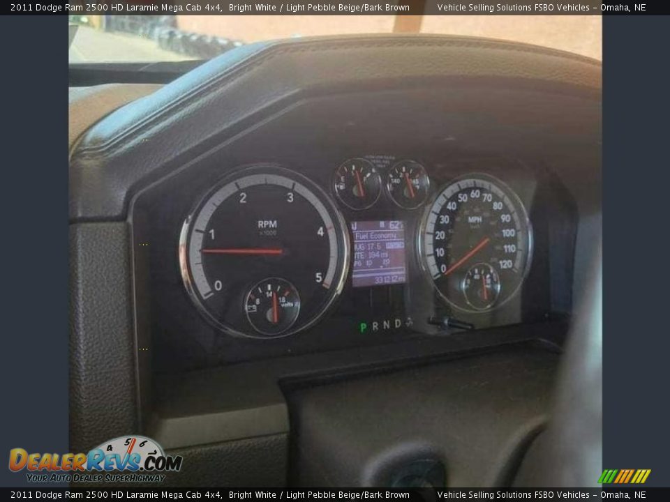 2011 Dodge Ram 2500 HD Laramie Mega Cab 4x4 Bright White / Light Pebble Beige/Bark Brown Photo #25