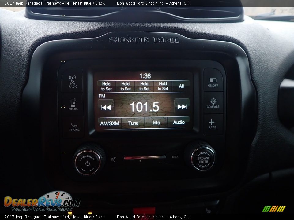 2017 Jeep Renegade Trailhawk 4x4 Jetset Blue / Black Photo #28