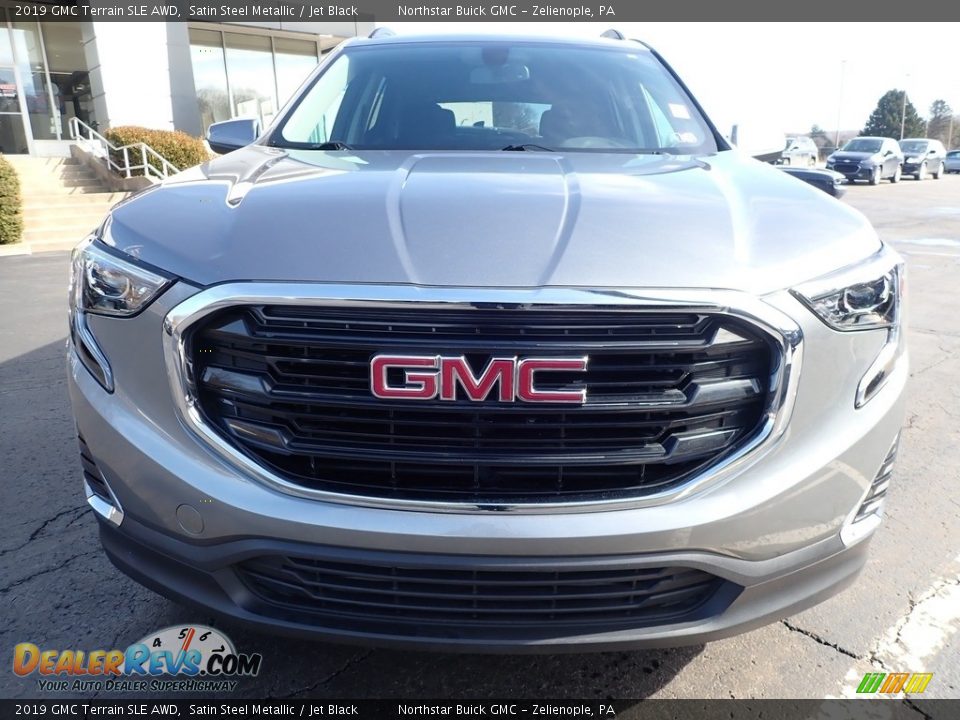 2019 GMC Terrain SLE AWD Satin Steel Metallic / Jet Black Photo #3