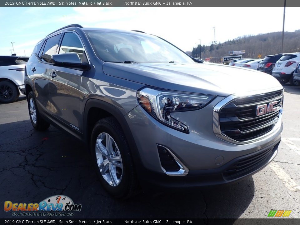 2019 GMC Terrain SLE AWD Satin Steel Metallic / Jet Black Photo #4