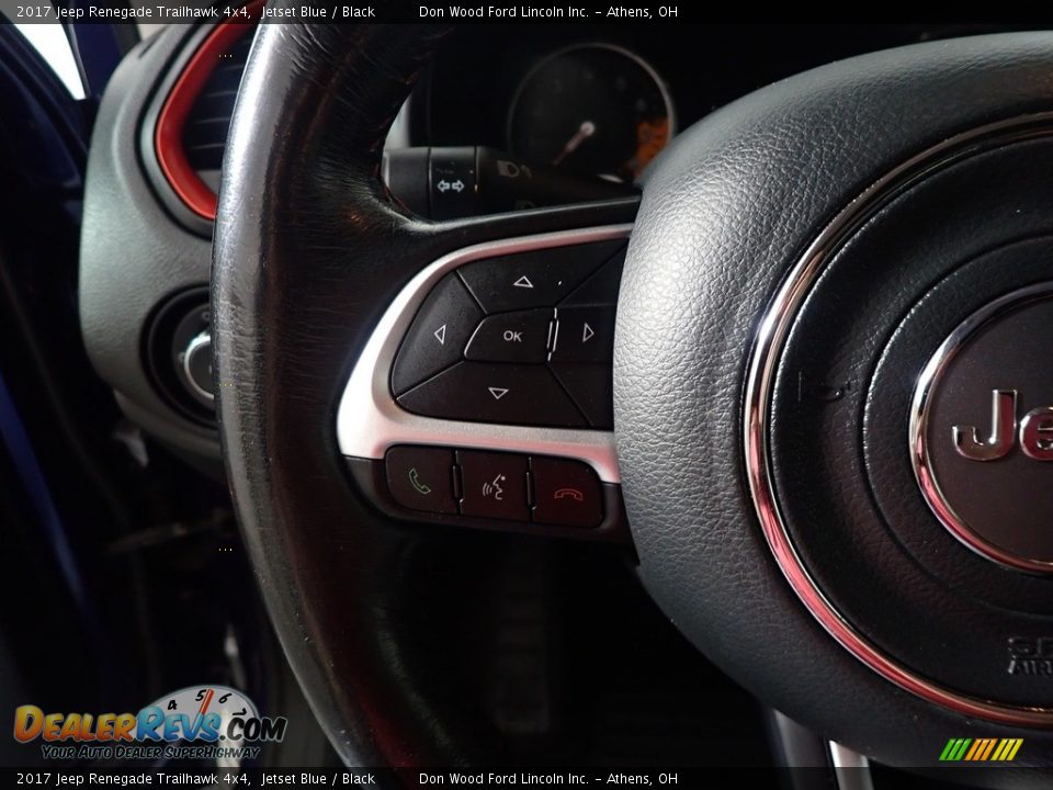 2017 Jeep Renegade Trailhawk 4x4 Jetset Blue / Black Photo #31