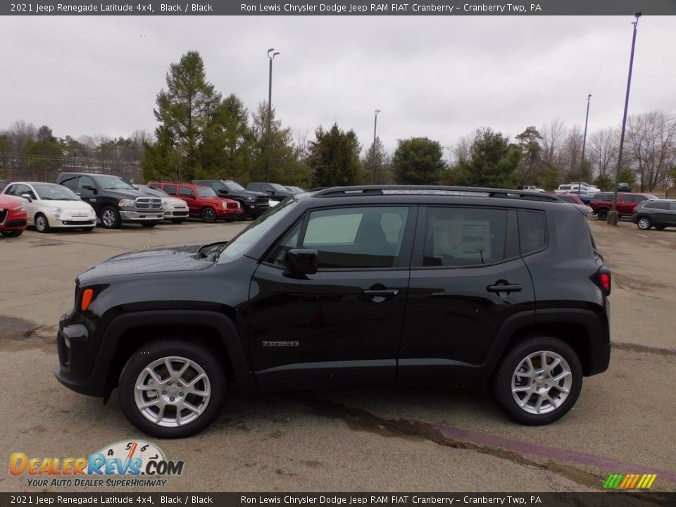 2021 Jeep Renegade Latitude 4x4 Black / Black Photo #9