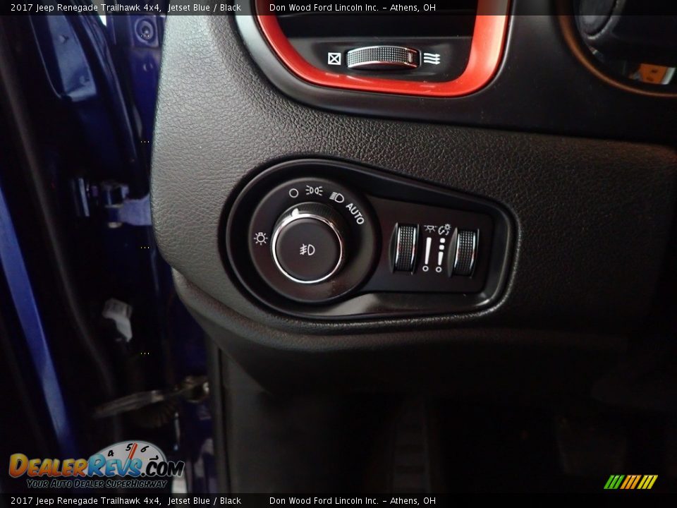 2017 Jeep Renegade Trailhawk 4x4 Jetset Blue / Black Photo #33