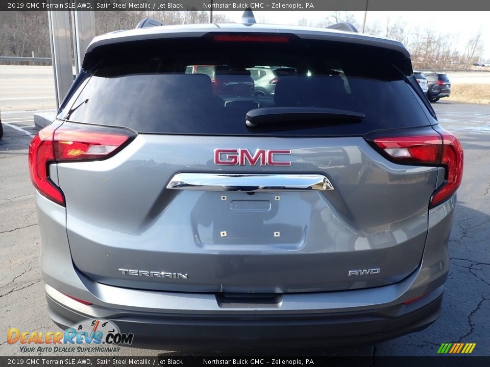 2019 GMC Terrain SLE AWD Satin Steel Metallic / Jet Black Photo #10