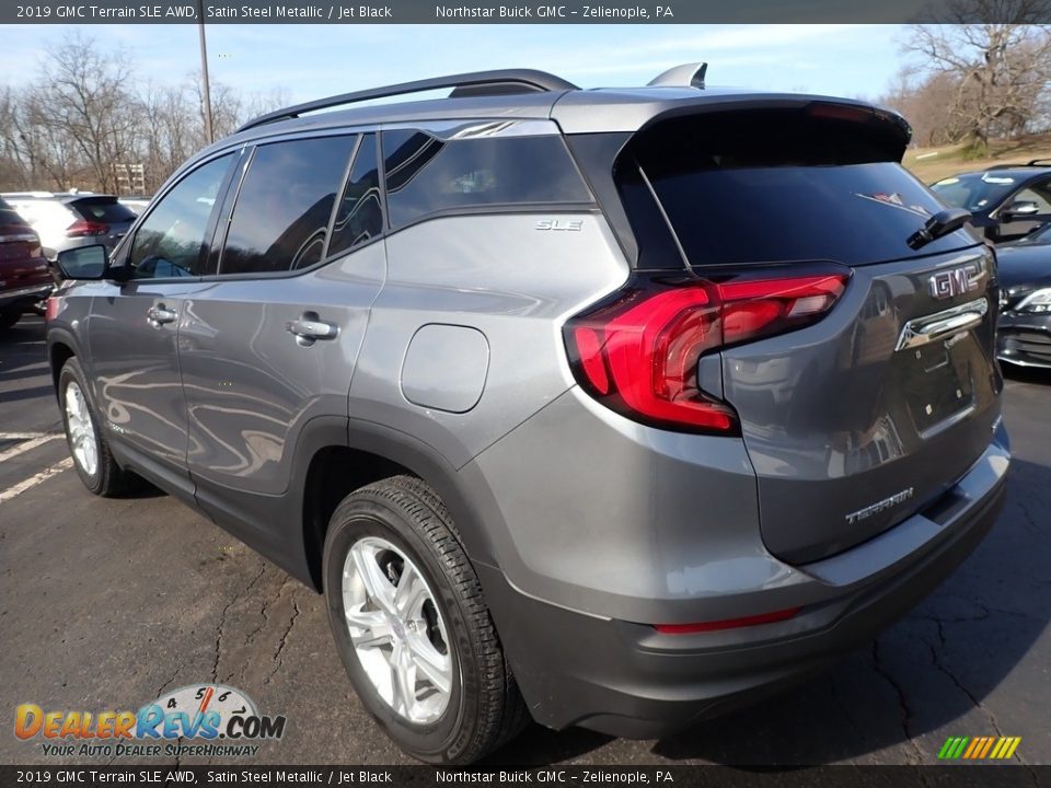 2019 GMC Terrain SLE AWD Satin Steel Metallic / Jet Black Photo #12