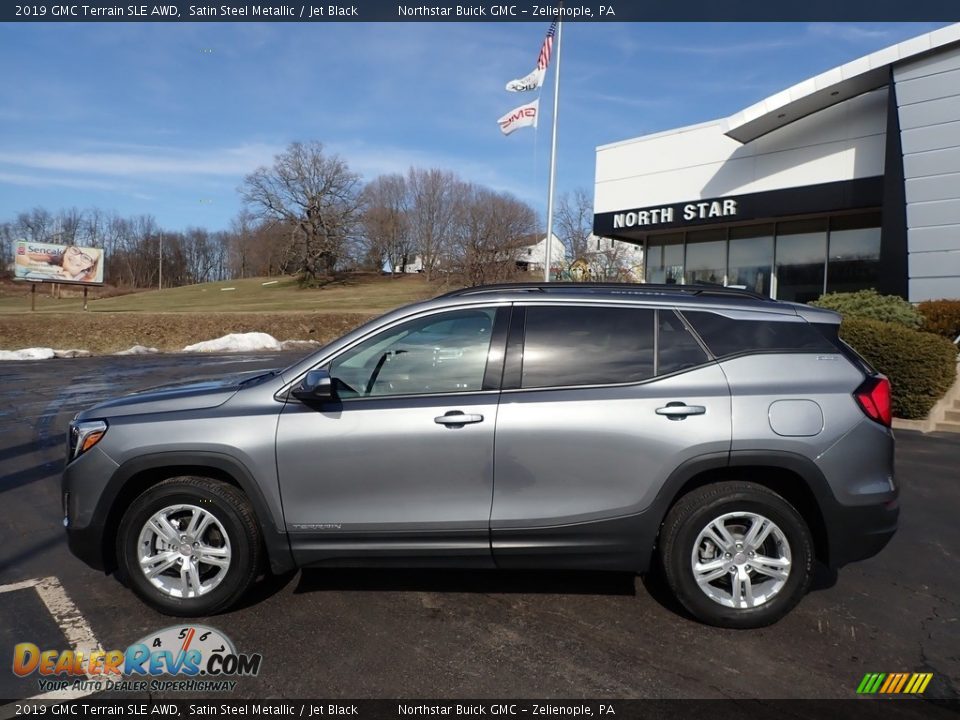 2019 GMC Terrain SLE AWD Satin Steel Metallic / Jet Black Photo #13