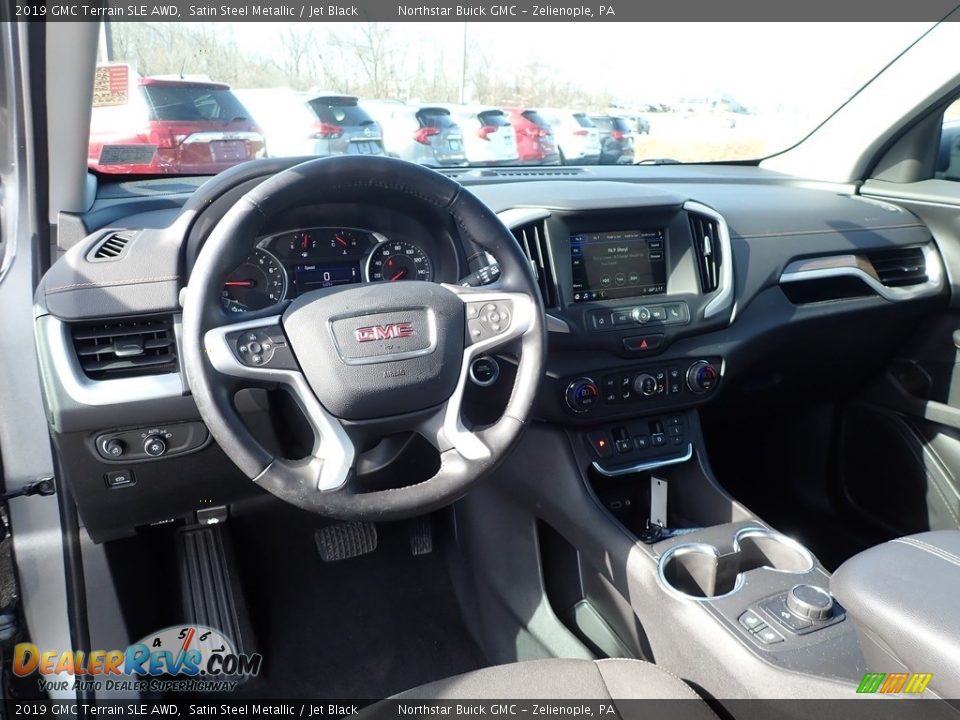 2019 GMC Terrain SLE AWD Satin Steel Metallic / Jet Black Photo #17