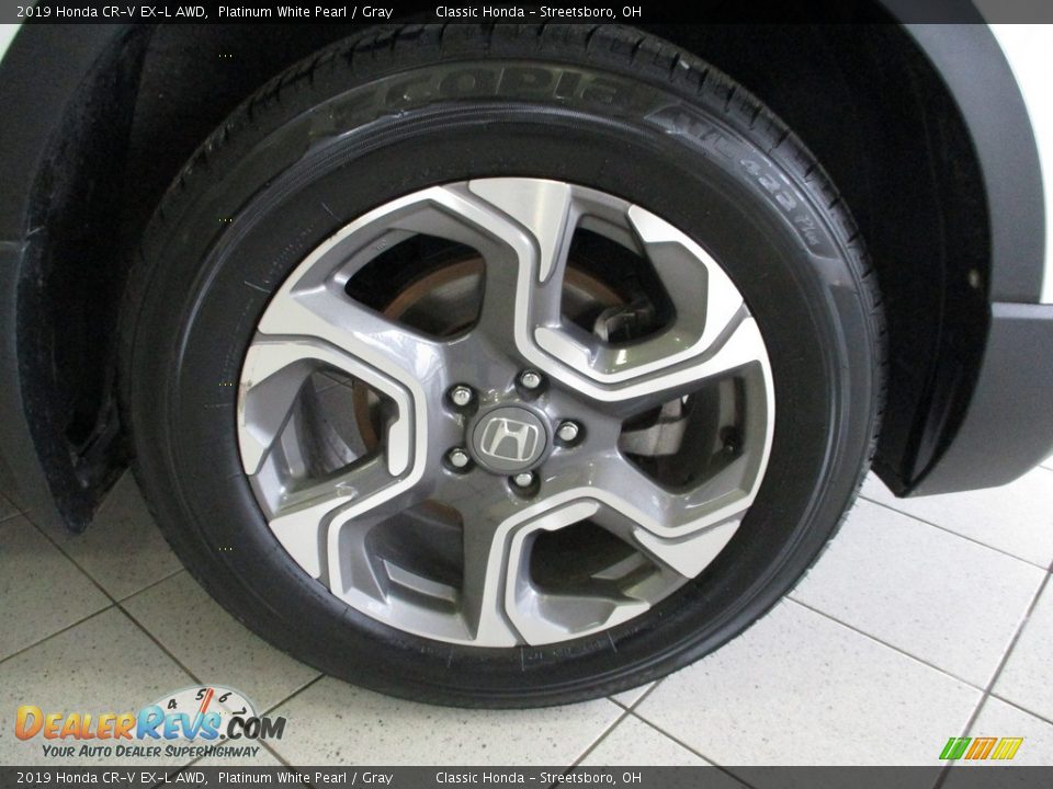 2019 Honda CR-V EX-L AWD Platinum White Pearl / Gray Photo #5
