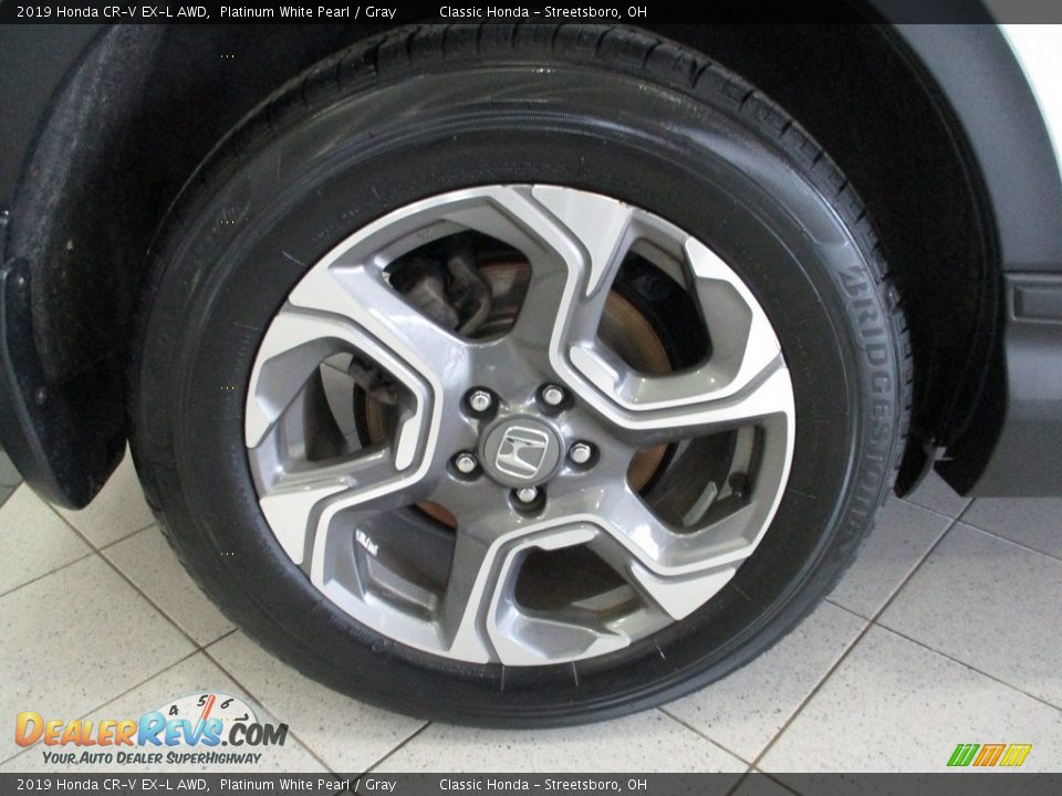 2019 Honda CR-V EX-L AWD Platinum White Pearl / Gray Photo #6