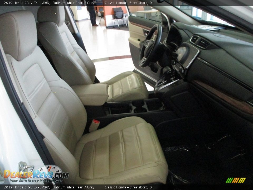 2019 Honda CR-V EX-L AWD Platinum White Pearl / Gray Photo #16