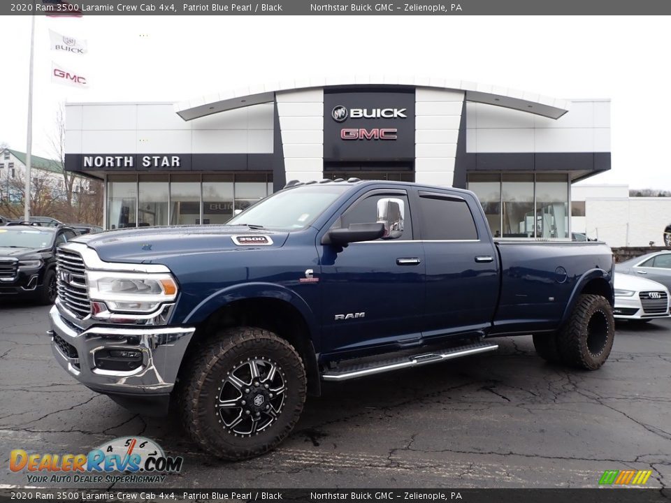 2020 Ram 3500 Laramie Crew Cab 4x4 Patriot Blue Pearl / Black Photo #1