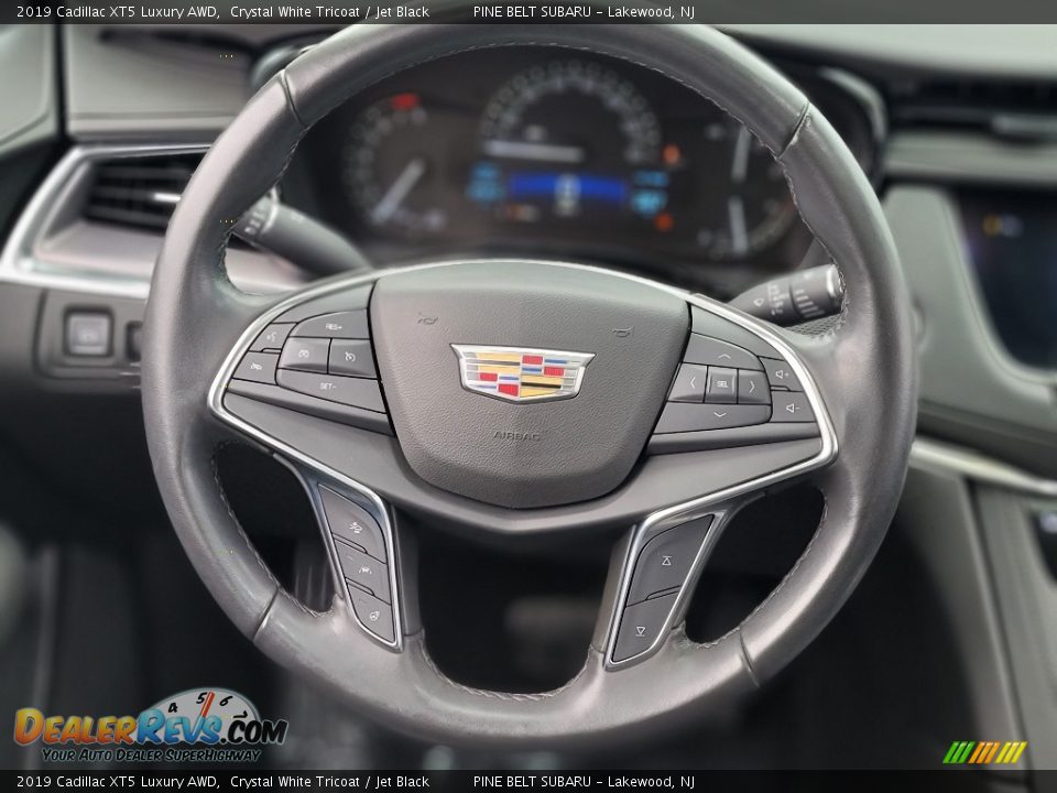 2019 Cadillac XT5 Luxury AWD Crystal White Tricoat / Jet Black Photo #12