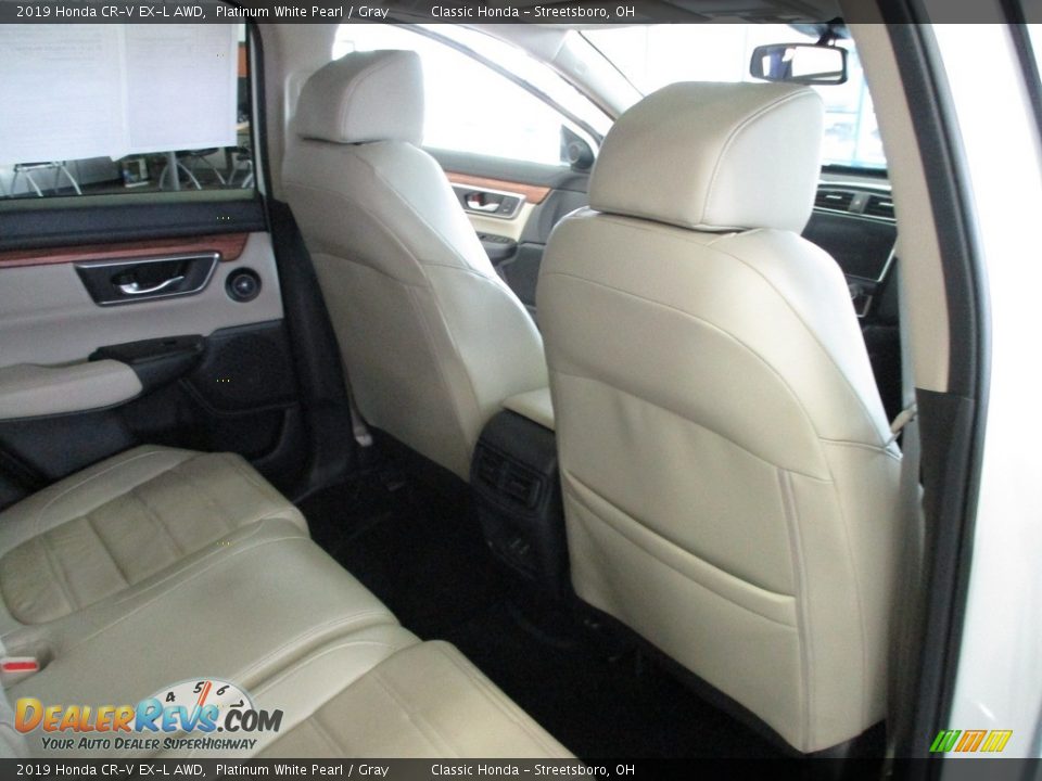 2019 Honda CR-V EX-L AWD Platinum White Pearl / Gray Photo #19