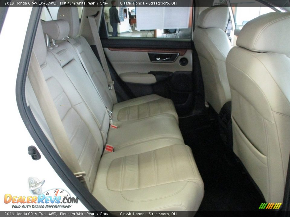 2019 Honda CR-V EX-L AWD Platinum White Pearl / Gray Photo #20