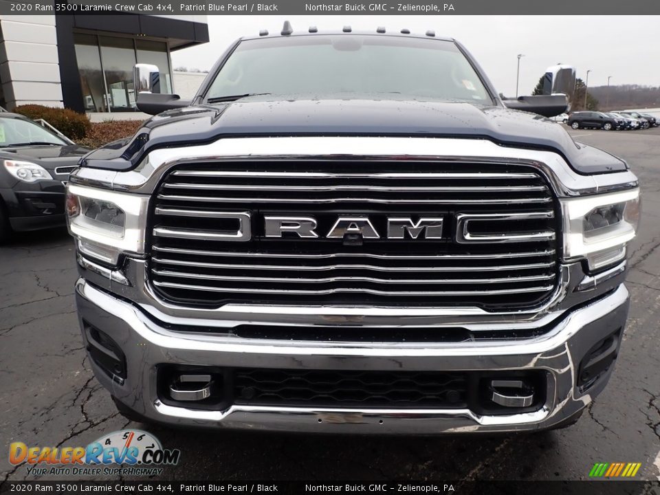 2020 Ram 3500 Laramie Crew Cab 4x4 Patriot Blue Pearl / Black Photo #3