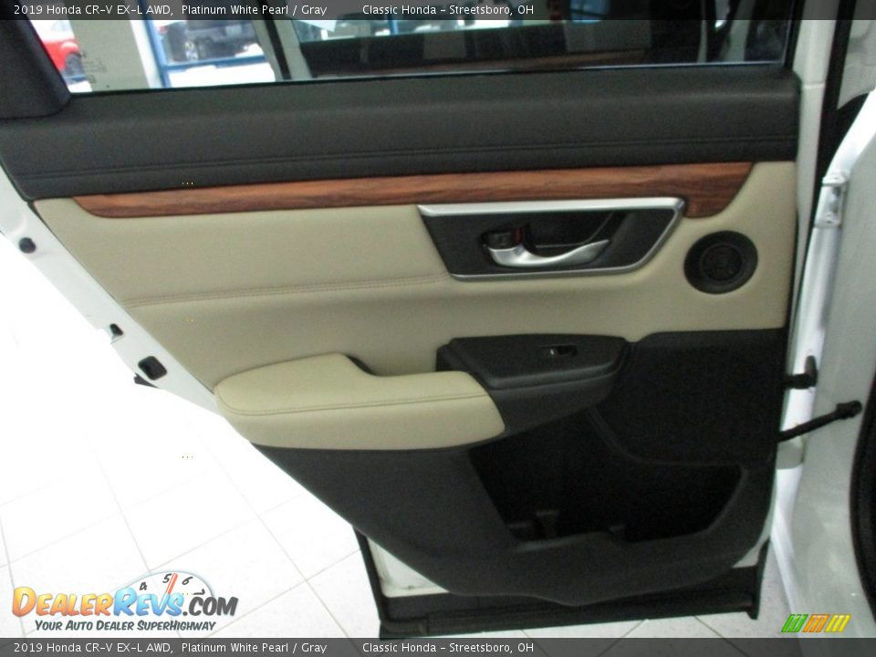 2019 Honda CR-V EX-L AWD Platinum White Pearl / Gray Photo #23