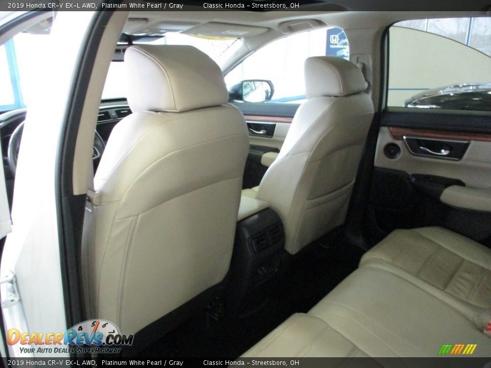 2019 Honda CR-V EX-L AWD Platinum White Pearl / Gray Photo #24