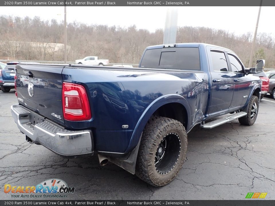 2020 Ram 3500 Laramie Crew Cab 4x4 Patriot Blue Pearl / Black Photo #8