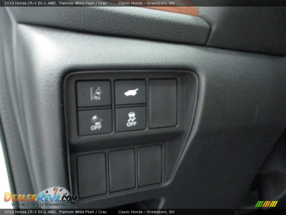 2019 Honda CR-V EX-L AWD Platinum White Pearl / Gray Photo #29