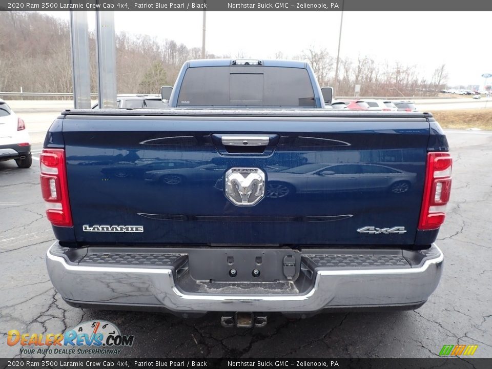 2020 Ram 3500 Laramie Crew Cab 4x4 Patriot Blue Pearl / Black Photo #9