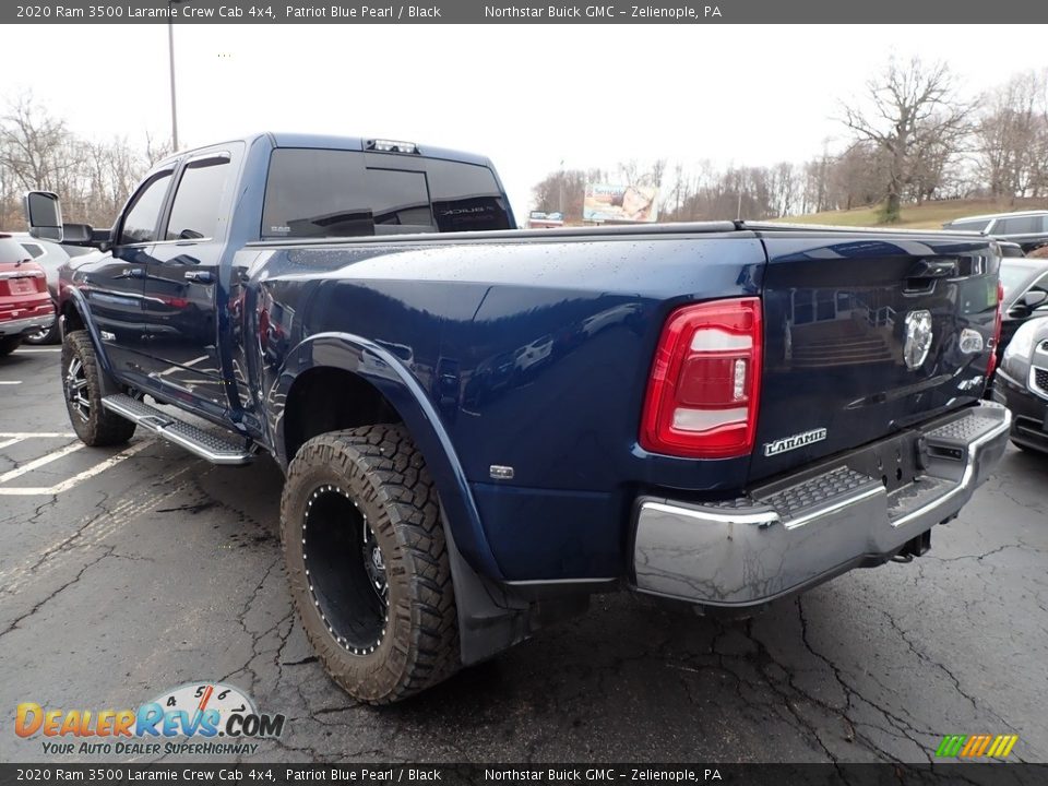 2020 Ram 3500 Laramie Crew Cab 4x4 Patriot Blue Pearl / Black Photo #10