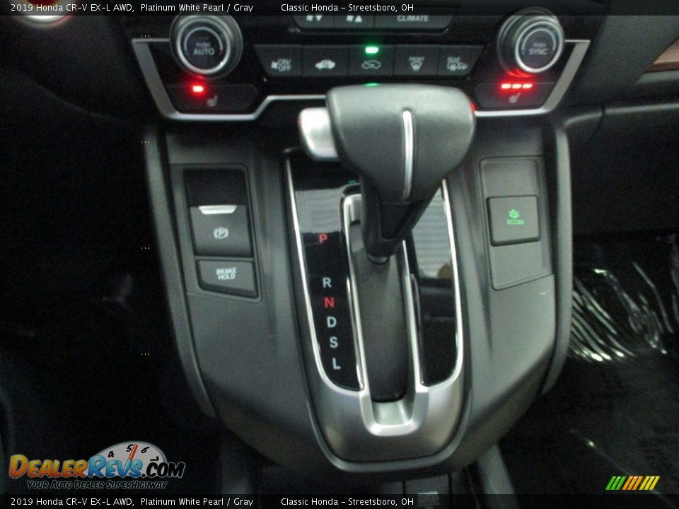 2019 Honda CR-V EX-L AWD Platinum White Pearl / Gray Photo #34