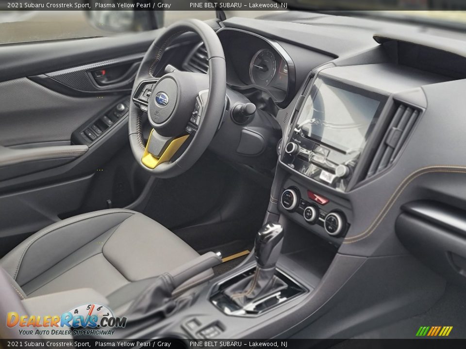 2021 Subaru Crosstrek Sport Plasma Yellow Pearl / Gray Photo #2