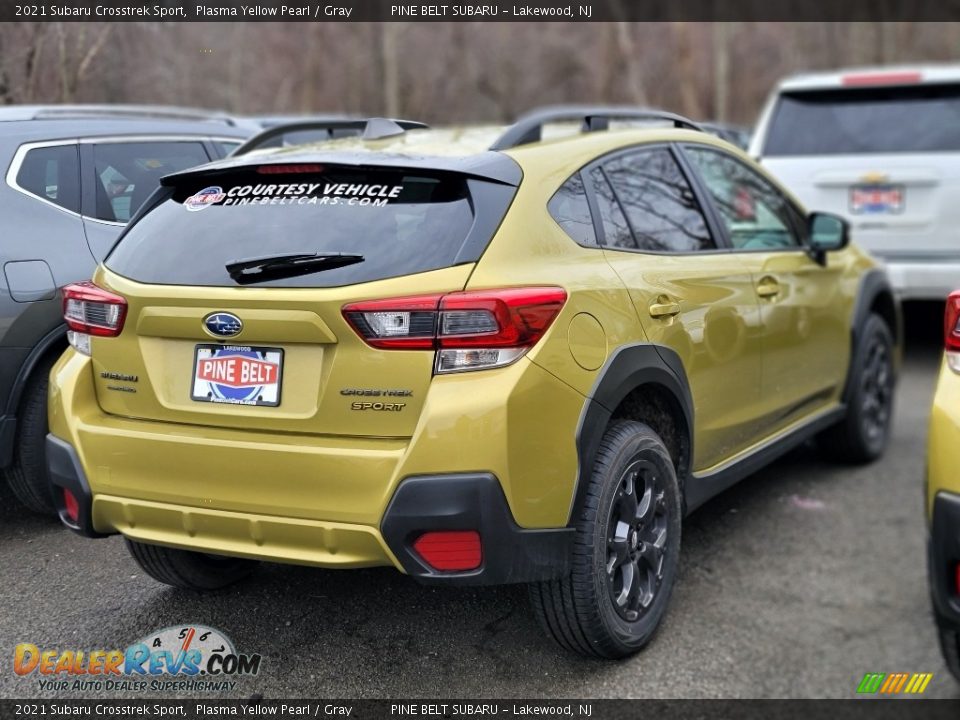 2021 Subaru Crosstrek Sport Plasma Yellow Pearl / Gray Photo #3