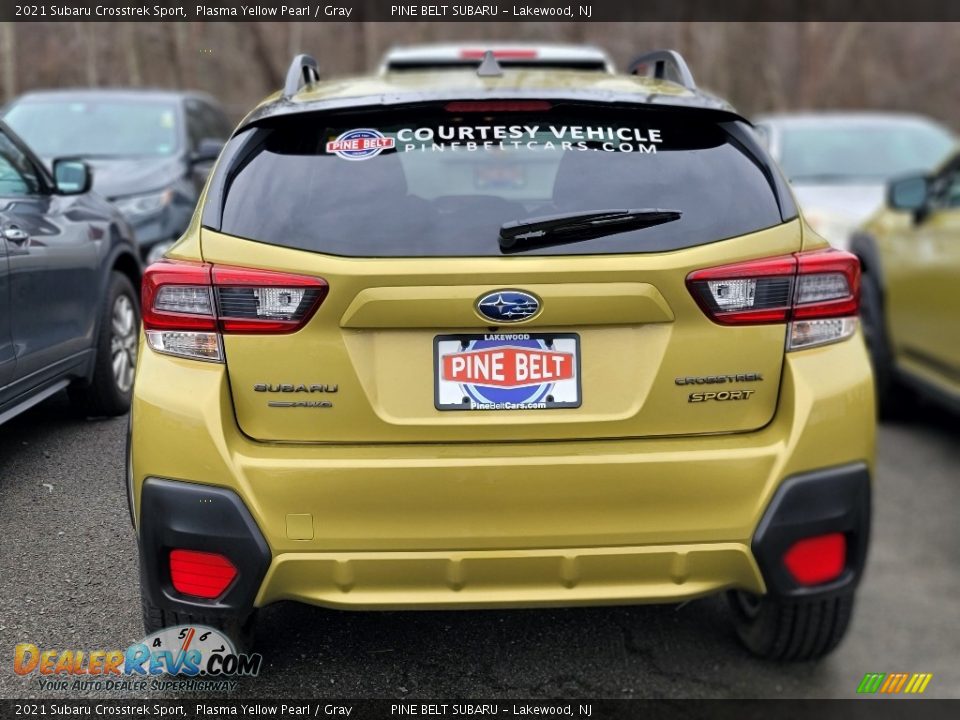 2021 Subaru Crosstrek Sport Plasma Yellow Pearl / Gray Photo #4