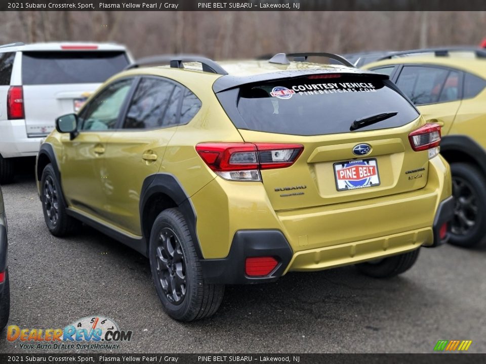 2021 Subaru Crosstrek Sport Plasma Yellow Pearl / Gray Photo #5