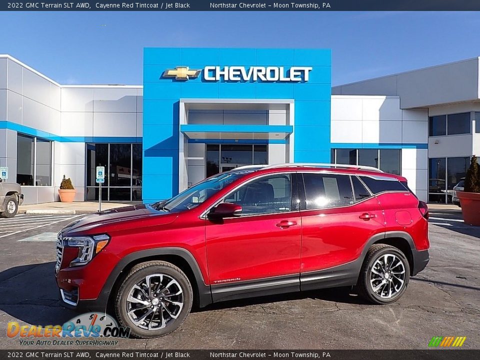 Cayenne Red Tintcoat 2022 GMC Terrain SLT AWD Photo #1