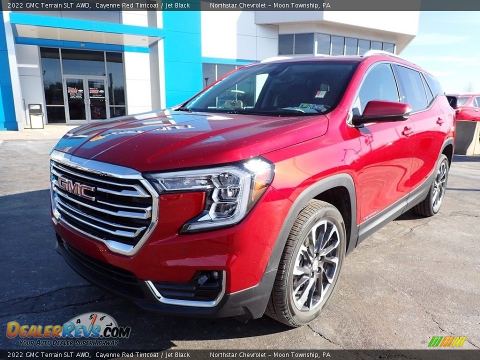 2022 GMC Terrain SLT AWD Cayenne Red Tintcoat / Jet Black Photo #2