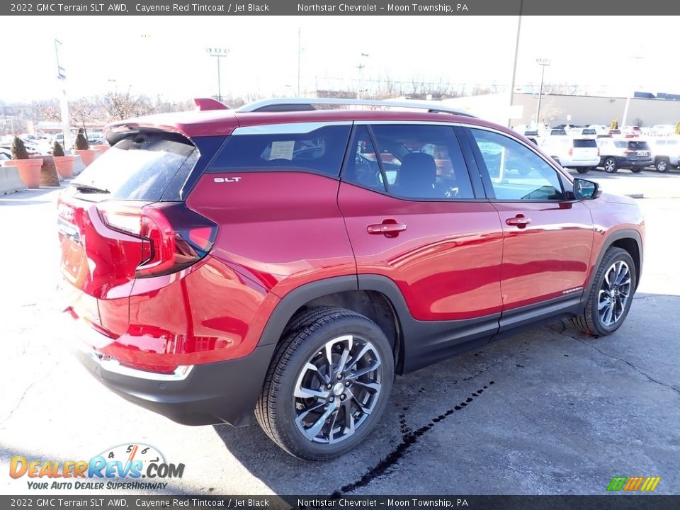 2022 GMC Terrain SLT AWD Cayenne Red Tintcoat / Jet Black Photo #9