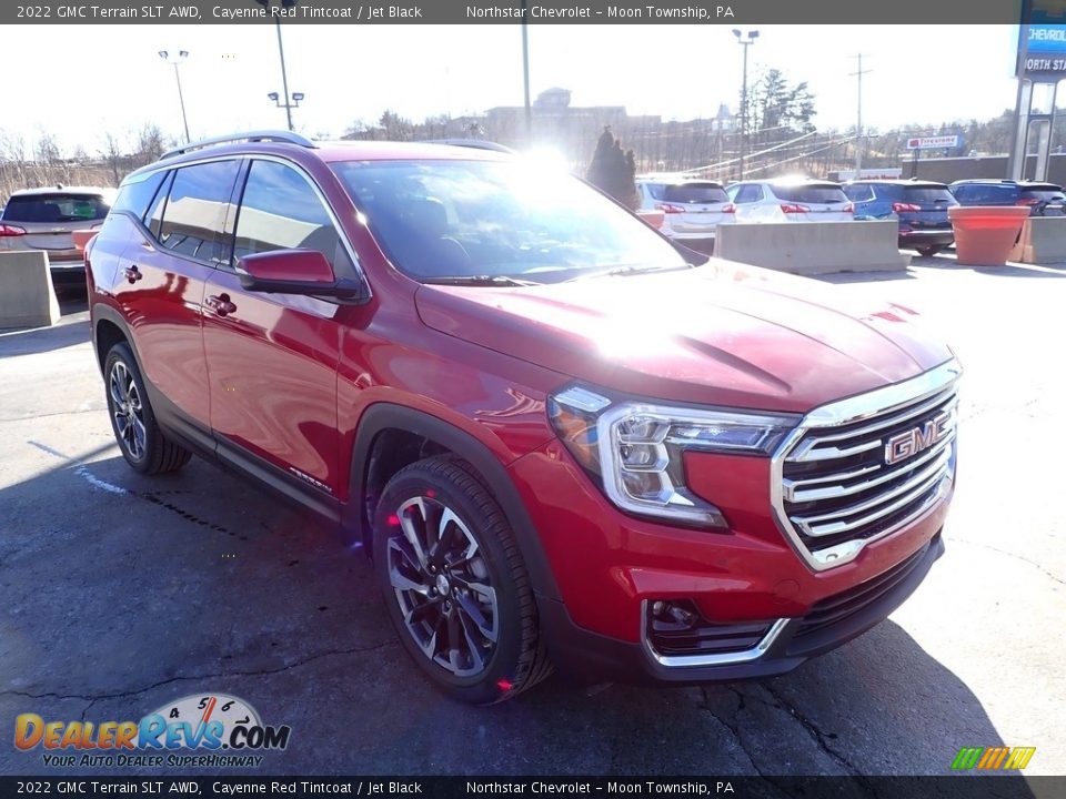 2022 GMC Terrain SLT AWD Cayenne Red Tintcoat / Jet Black Photo #11