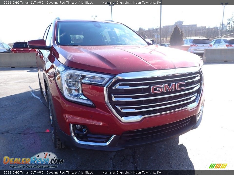 2022 GMC Terrain SLT AWD Cayenne Red Tintcoat / Jet Black Photo #12