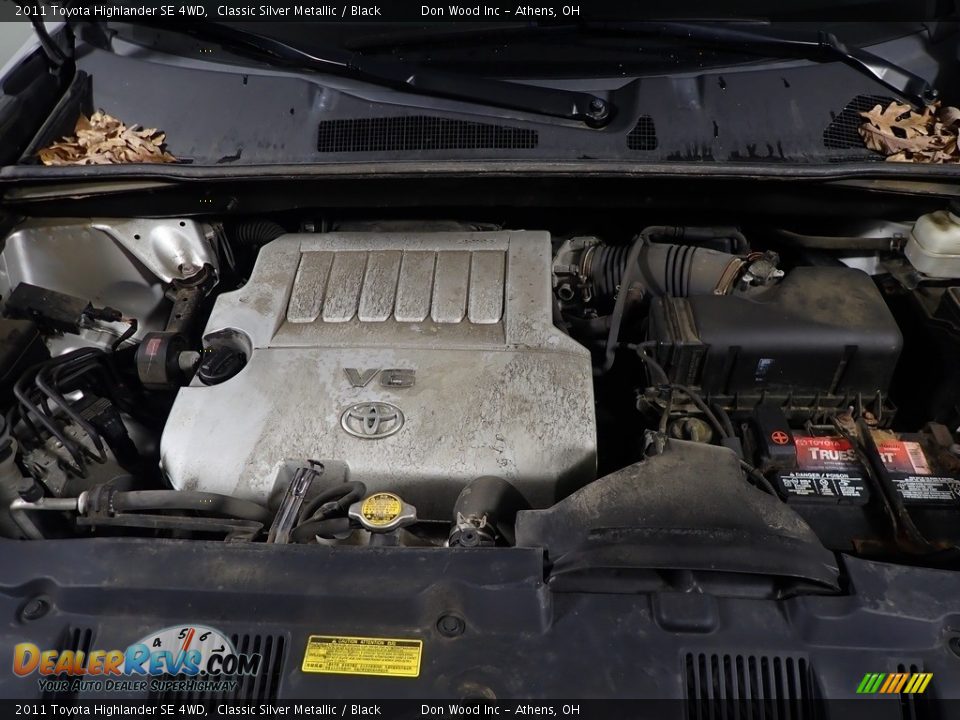 2011 Toyota Highlander SE 4WD Classic Silver Metallic / Black Photo #7