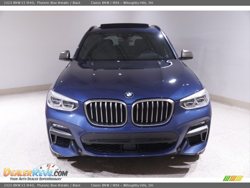 2020 BMW X3 M40i Phytonic Blue Metallic / Black Photo #2