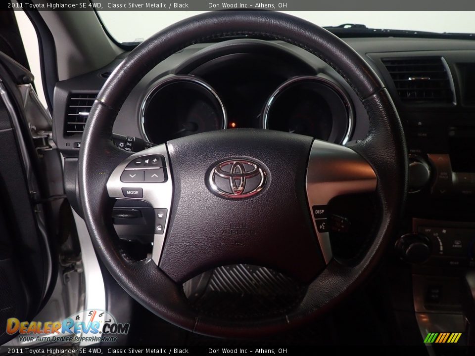 2011 Toyota Highlander SE 4WD Classic Silver Metallic / Black Photo #13