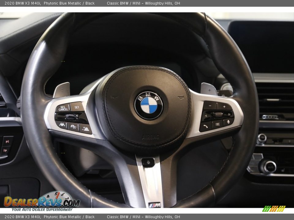 2020 BMW X3 M40i Phytonic Blue Metallic / Black Photo #7