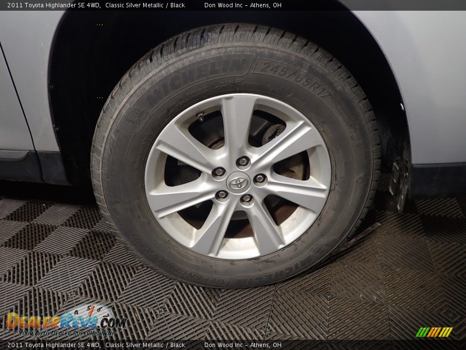 2011 Toyota Highlander SE 4WD Classic Silver Metallic / Black Photo #17