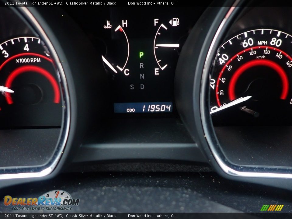 2011 Toyota Highlander SE 4WD Classic Silver Metallic / Black Photo #19