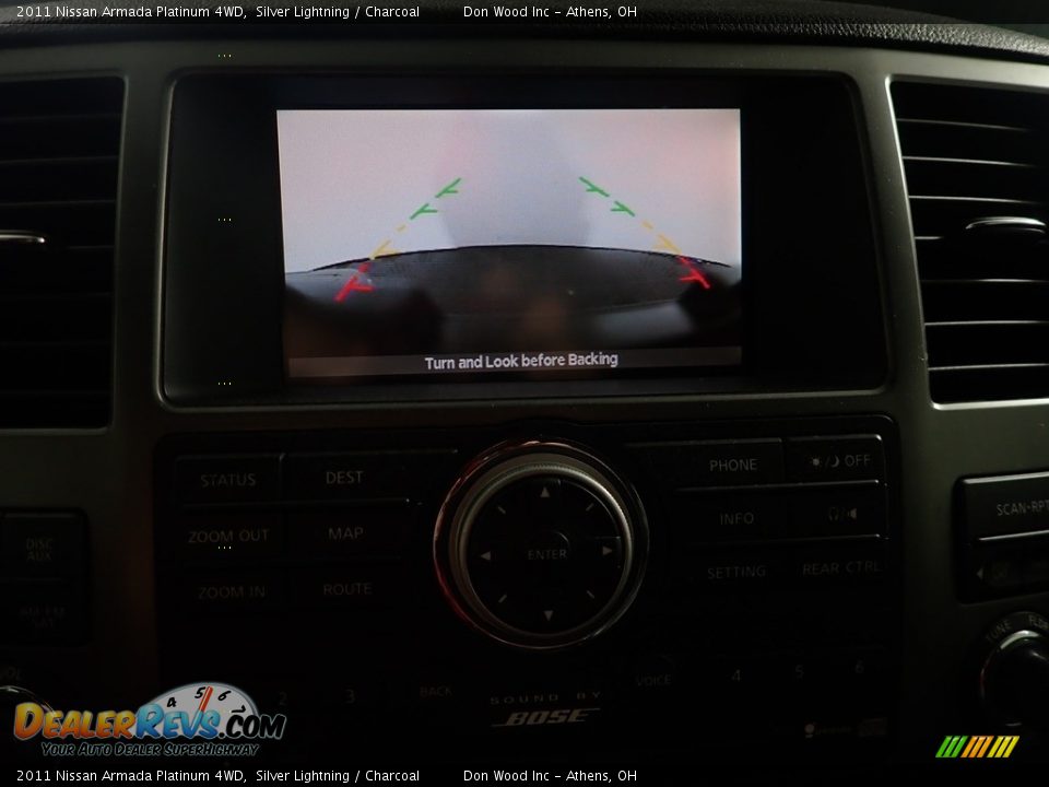 2011 Nissan Armada Platinum 4WD Silver Lightning / Charcoal Photo #4