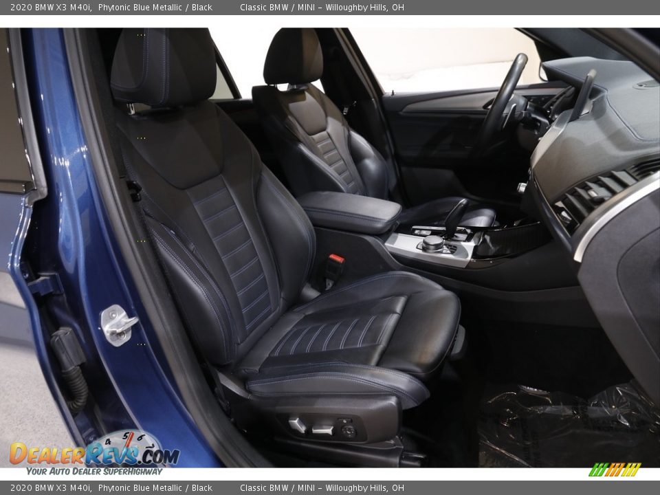 2020 BMW X3 M40i Phytonic Blue Metallic / Black Photo #18