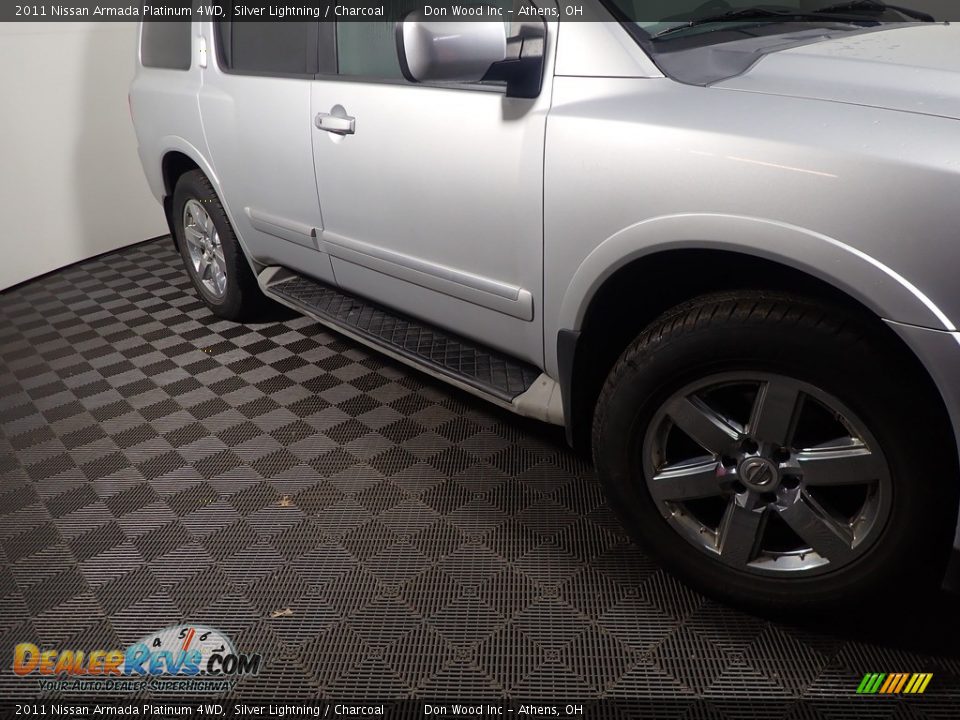 2011 Nissan Armada Platinum 4WD Silver Lightning / Charcoal Photo #6