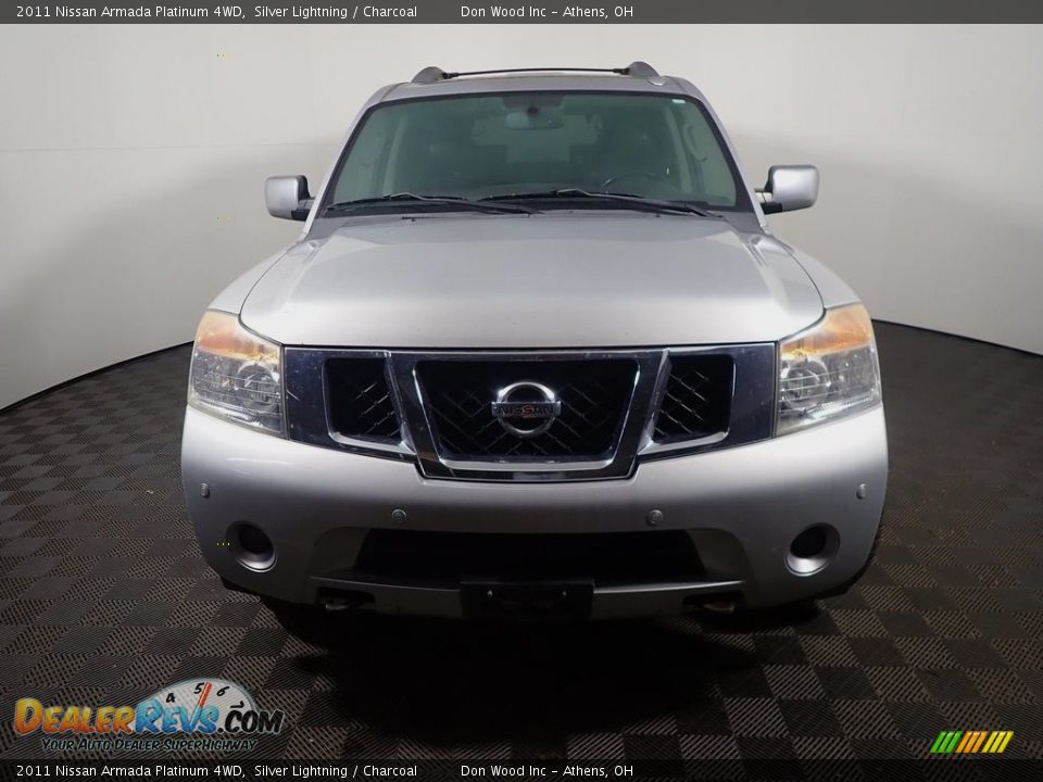 2011 Nissan Armada Platinum 4WD Silver Lightning / Charcoal Photo #7