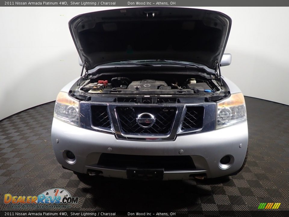2011 Nissan Armada Platinum 4WD Silver Lightning / Charcoal Photo #8