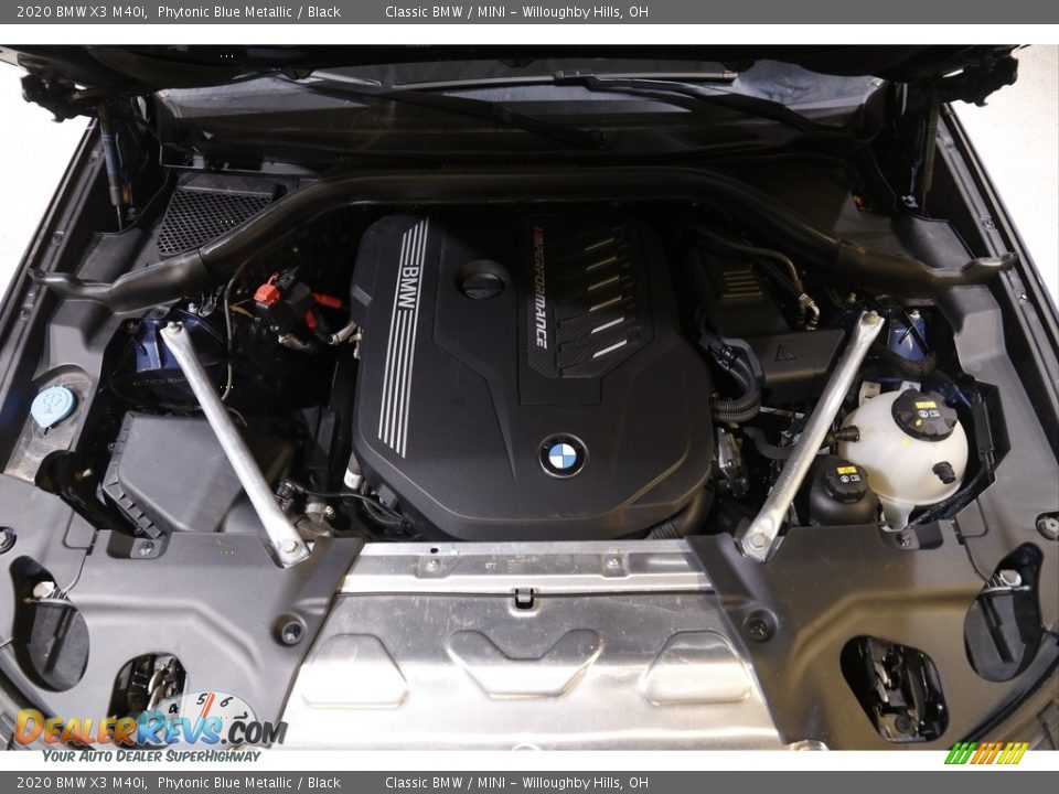 2020 BMW X3 M40i Phytonic Blue Metallic / Black Photo #22