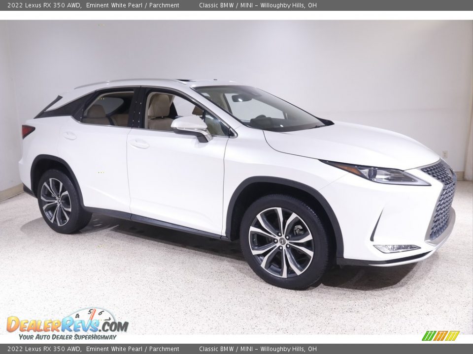 Eminent White Pearl 2022 Lexus RX 350 AWD Photo #1